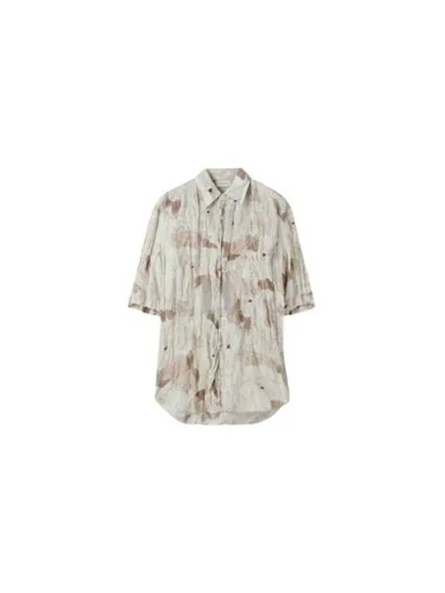 Women's Regular Silk Short Sleeve Shirt Ecru - LEMAIRE - BALAAN 2