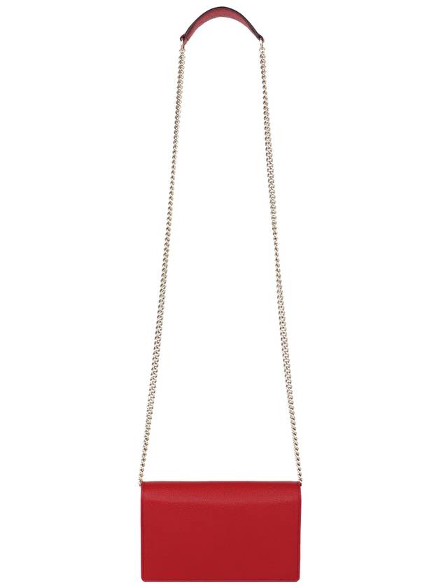 GG Logo Chain Soho Cross Bag Red - GUCCI - BALAAN 4