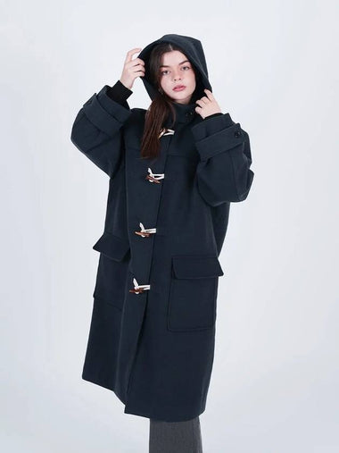 League Duffle Oversized Coat Navy - CHANCE'S NOI - BALAAN 1