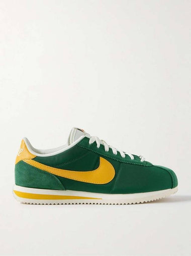 Cortez TXT Low Top Sneakers Yellow Ochre Gorge Green - NIKE - BALAAN 1