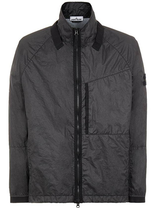 Membrana Zipper Bomber Jacket Black - STONE ISLAND - BALAAN 2