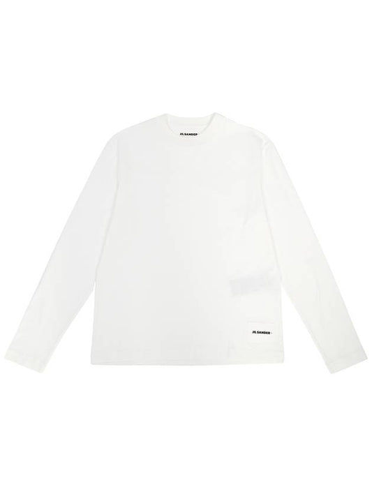 Women's Organic Cotton Long Sleeve T Shirt 3 Pack White - JIL SANDER - BALAAN 2