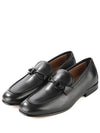 Salvatore Men's Lester Lester Moccasin Loafers Black - SALVATORE FERRAGAMO - BALAAN.