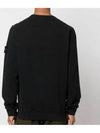 Wappen Patch Garment Dyed Sweatshirt Black - STONE ISLAND - BALAAN 7