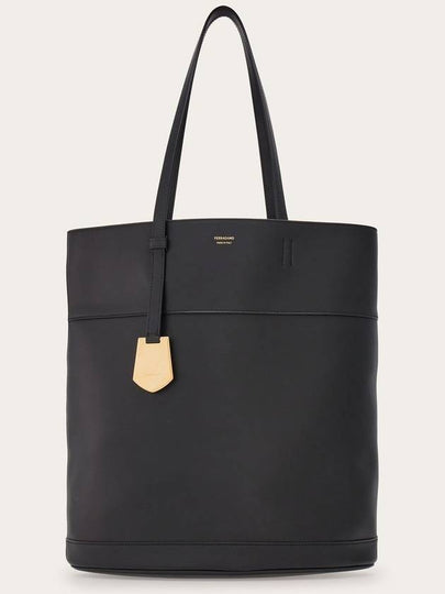 North-South Charming Tote Bag Black - SALVATORE FERRAGAMO - BALAAN 2