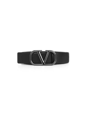 Valentino 5Y2T0Q87 AZR 0NO T0Q87 Garavani V logo belt - RED VALENTINO - BALAAN 1