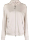 Women's Monilli French Terry Zip-Up Hoodie Grey - BRUNELLO CUCINELLI - BALAAN 2