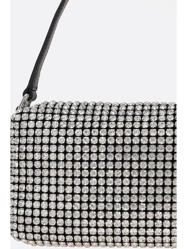 Heiress Crystal Mesh Pouch Bag Black White - ALEXANDER WANG - BALAAN 5