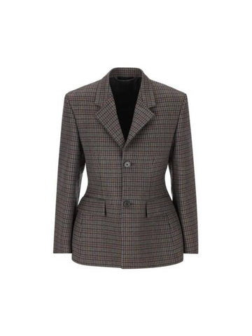 Suit Jacket 809153TRT252864 AI24 KHAKI NAVY - BALENCIAGA - BALAAN 1