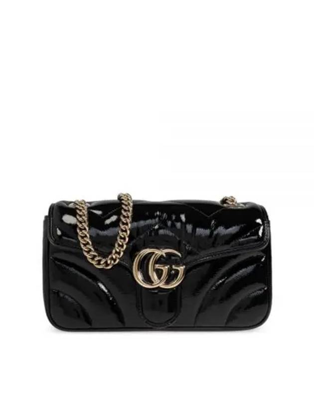 GG Marmont Small Shoulder Bag Gold Black - GUCCI - BALAAN 2