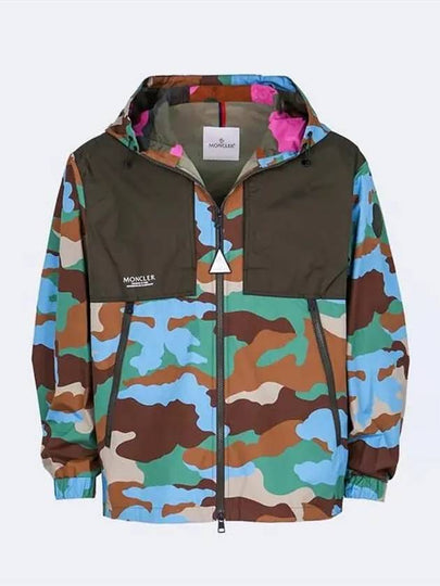 Kounde Camouflage Zip Up Hoodie Jacket - MONCLER - BALAAN 2