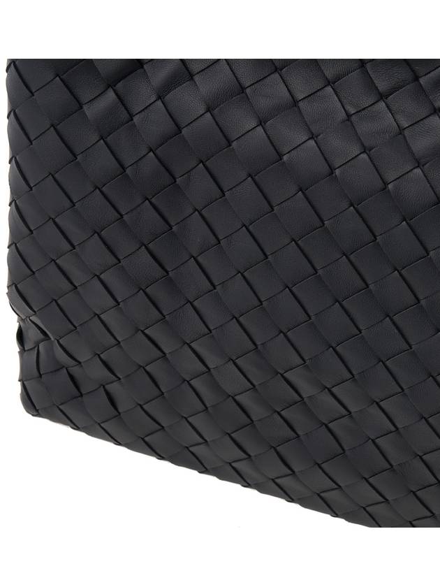 Intrecciato Large Top Handle Tote Bag Black - BOTTEGA VENETA - BALAAN 7