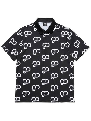 20 Symbol Logo Pattern Yoko Wieri Men’s T-Shirt BLACK - 20THHOLE - BALAAN 1