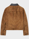 Suede Western Crop Jacket Camel - NOIRER - BALAAN 5