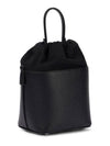 5AC Number Logo Texture Leather Bucket Bag Black - MAISON MARGIELA - BALAAN 4