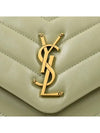 Bronze Monogram Loulou Matelasse Y Leather Small Shoulder Bag Light Sage - SAINT LAURENT - BALAAN 5