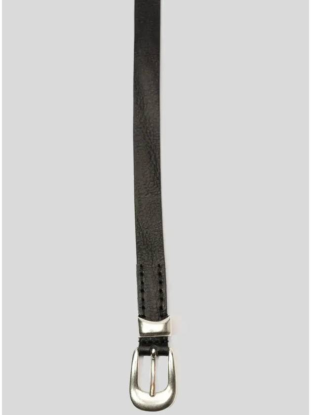 Men's 2cm Leather Belt Black - OUR LEGACY - BALAAN 3