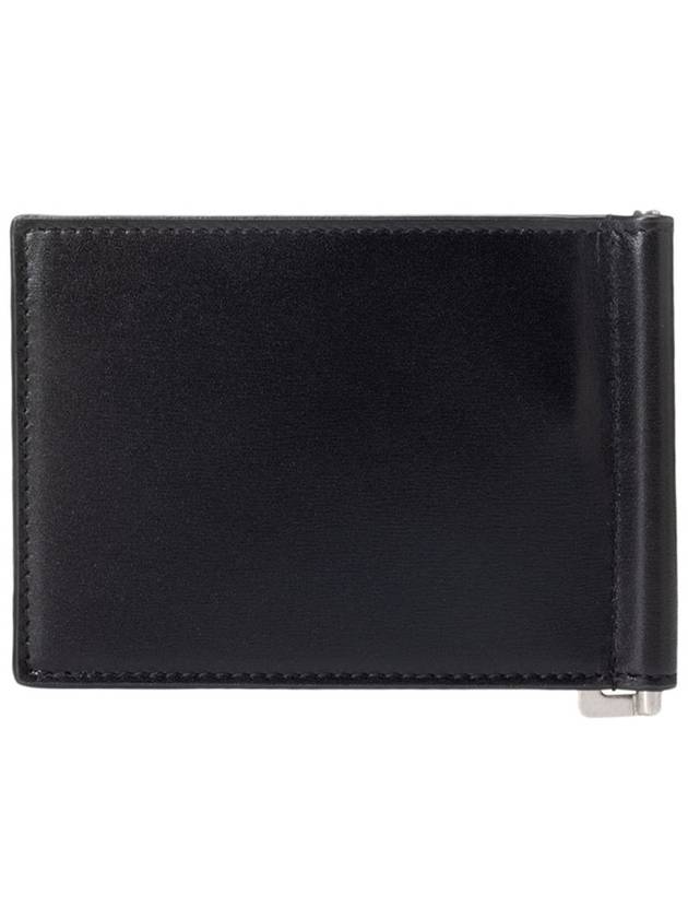 Monogram Money Clip Half Wallet Black - SAINT LAURENT - BALAAN 6