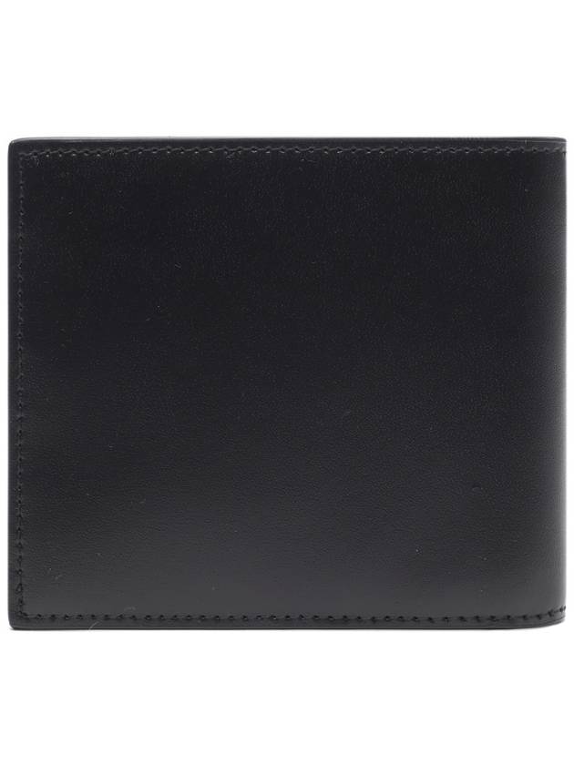 Tiny Cassandre East West Wallet in Matte Leather Black - SAINT LAURENT - BALAAN 5