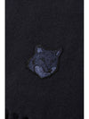 Foxhead Muffler Scarf Navy Unisex - MAISON KITSUNE - BALAAN 7