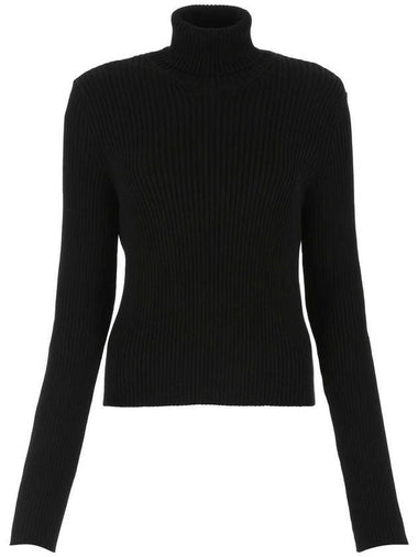 bag free logo knit turtleneck black - BALENCIAGA - BALAAN 1