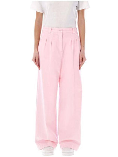 Denim Straight Pants 24PF08398COFCN FAB PALE PINK - A.P.C. - BALAAN 1