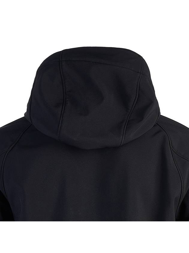 Lens Wappen Hooded Jacket Black - CP COMPANY - BALAAN 7