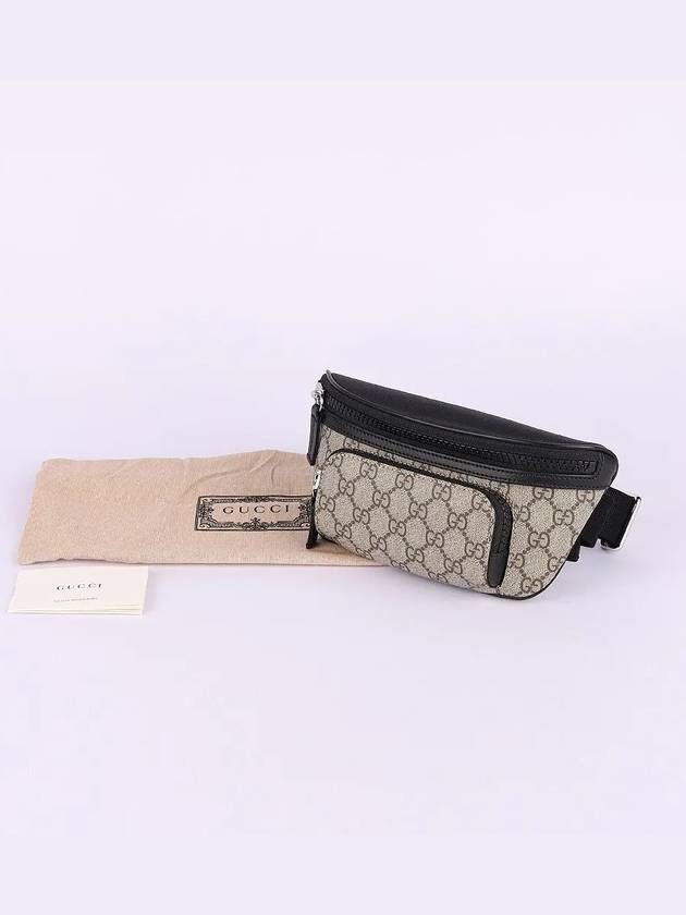 Women’s Supreme Belt Bag Beige Black - GUCCI - BALAAN 7