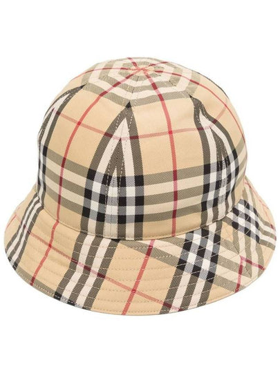 Vintage Check Nylon Bucket Hat Archive Beige - BURBERRY - BALAAN 2