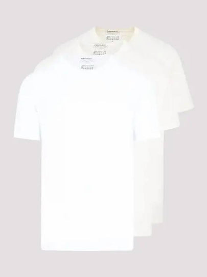 Men's Organic Jersey Short Sleeve T-Shirt 3 Pack Set - MAISON MARGIELA - BALAAN 2