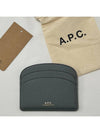 Demi Lune Card Wallet Grey - A.P.C. - BALAAN 7