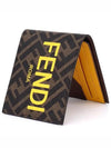 fabric half wallet brown - FENDI - BALAAN 5