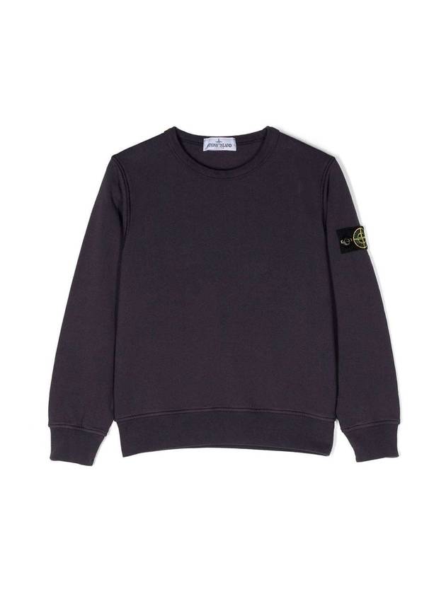 Kids Wappen Patch Basic Sweatshirt Navy - STONE ISLAND - BALAAN 1