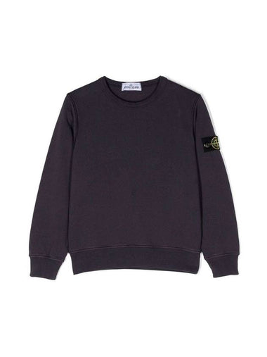 Kids Waffen Patch Sweatshirt Navy - STONE ISLAND - BALAAN 1