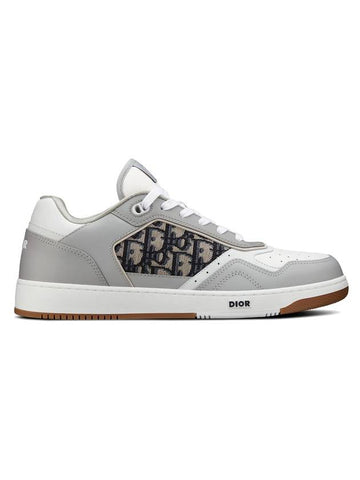 B27 Smooth Calfskin Low Top Sneakers Grey - DIOR - BALAAN 1