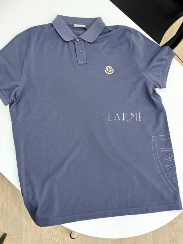 Back jacquard logo detail men s collar polo PK shirt 8A72110 84673 791 - MONCLER - BALAAN 5