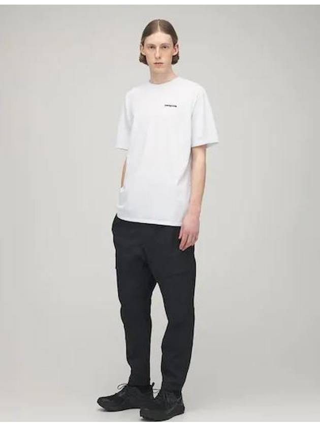 P 6 Logo Responsibili Short Sleeve T-Shirt White - PATAGONIA - BALAAN 6