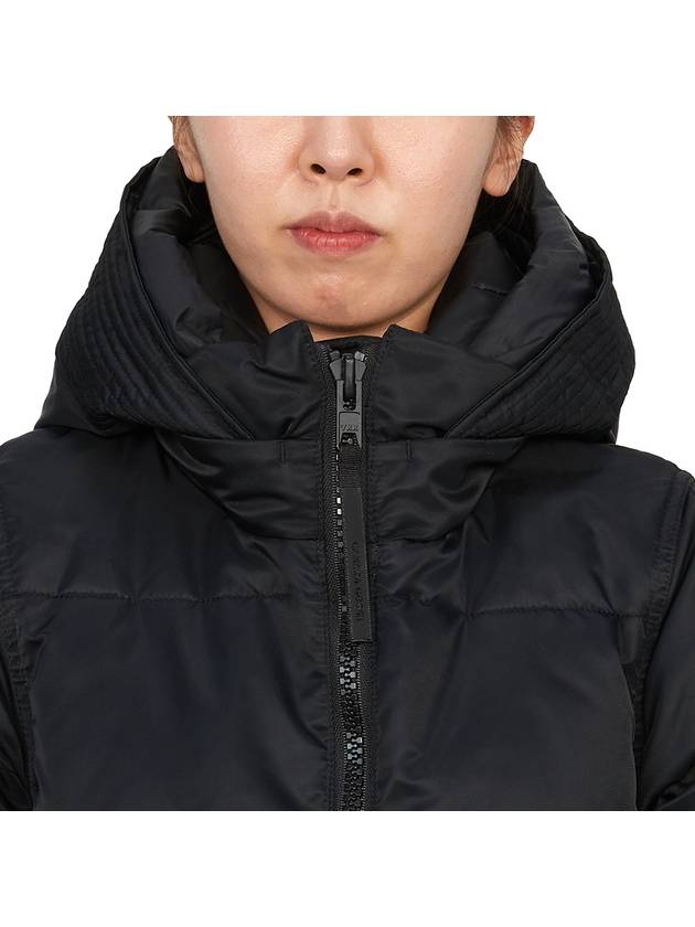 Mystique Satin Long Parka Padding Black - CANADA GOOSE - BALAAN 8