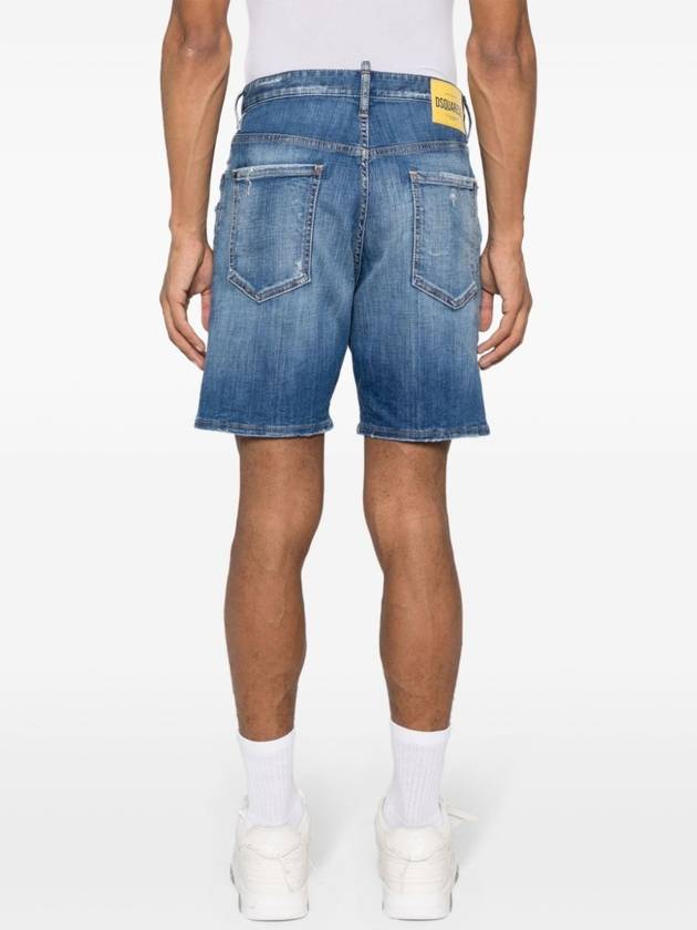 Medium Dusty Wash Shorts Marine - DSQUARED2 - BALAAN 6