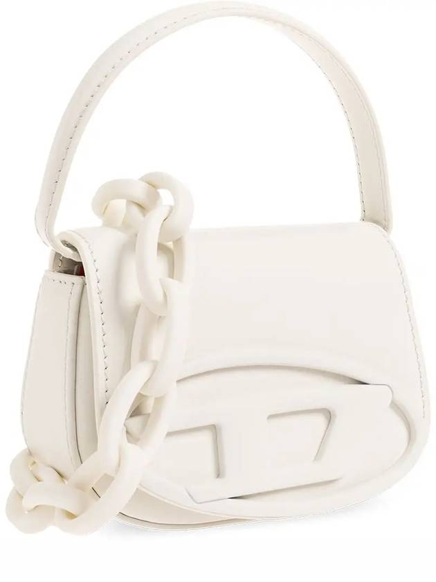 1DR Iconic Leather Mini Bag White - DIESEL - BALAAN 5