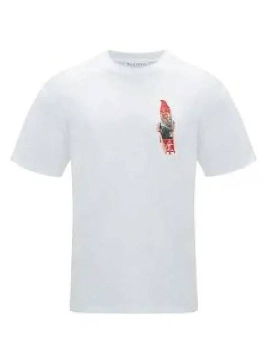 Gnome Chest Print Short Sleeve T Shirt White - JW ANDERSON - BALAAN 2