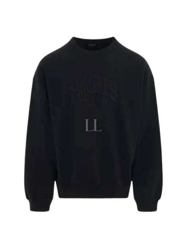 Cities Paris Regular Fit Sweatshirt Black - BALENCIAGA - BALAAN 2