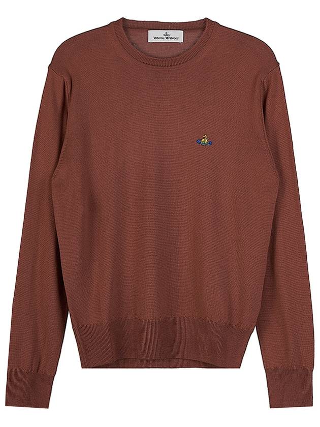 Men's ORB Embroidered Logo Wool Knit Top Akron - VIVIENNE WESTWOOD - BALAAN 11