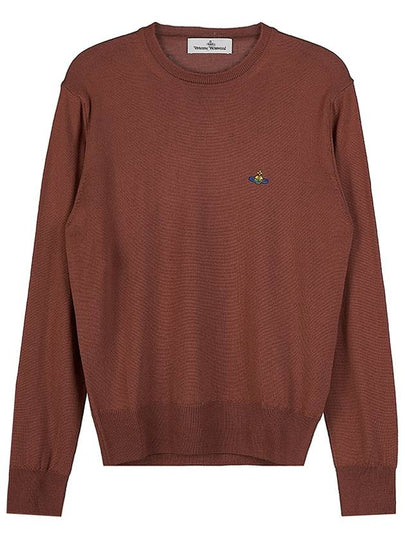 Men's ORB Embroidered Logo Wool Knit Top Akron - VIVIENNE WESTWOOD - BALAAN 2