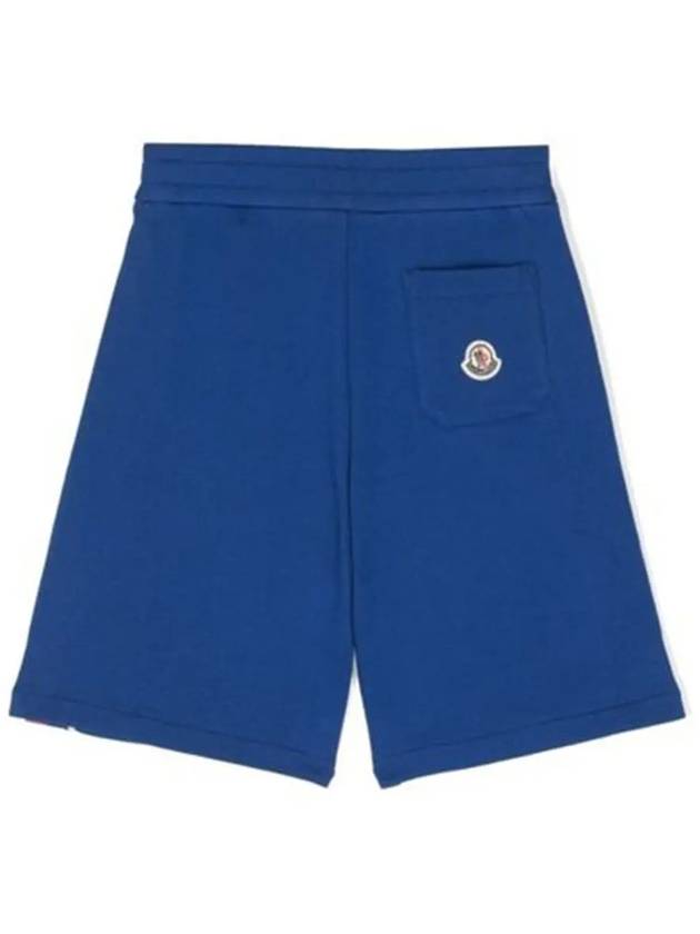 Kids Logo Shorts Blue 8H00015809AG 745 - MONCLER - BALAAN 2