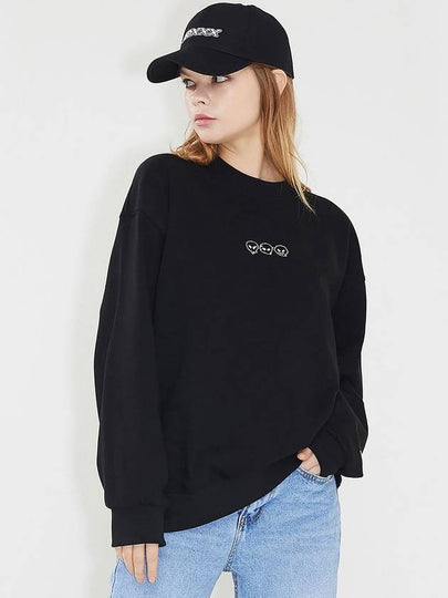 Signature3 Sweatshirt (Oversize Fit) Black - AOX - BALAAN 2