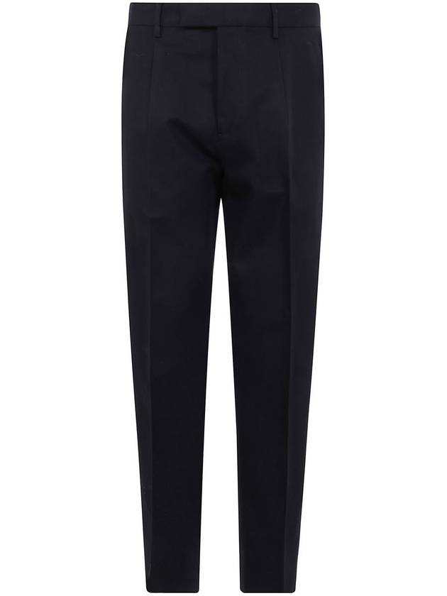 Zegna Cotton And Linen Pants Clothing - ERMENEGILDO ZEGNA - BALAAN 1