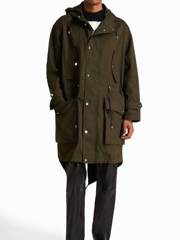 Fishtail Parka Coat - BALMAIN - BALAAN 2