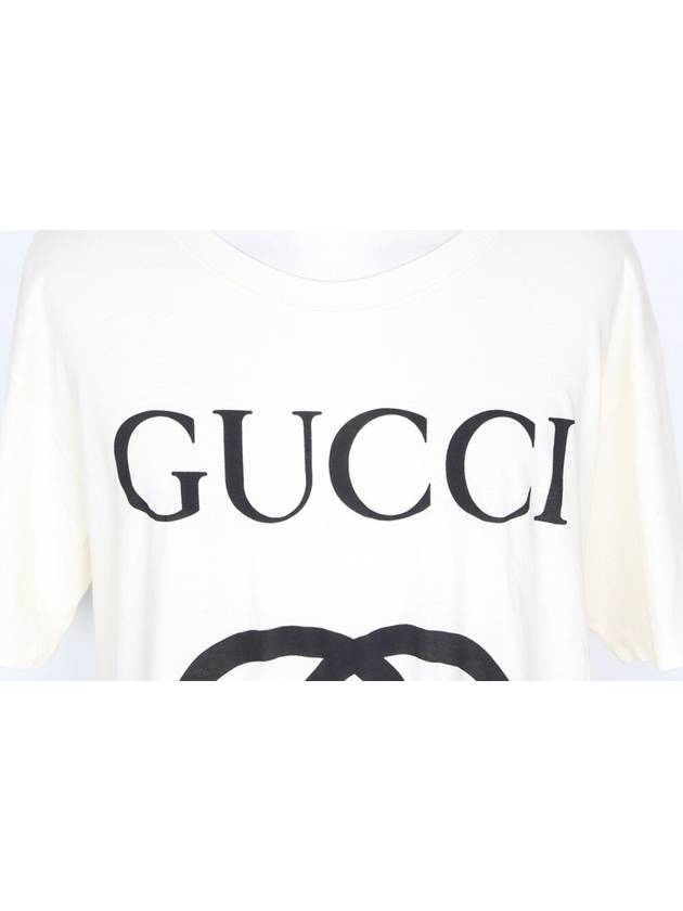 Interlocking GG Logo Short Sleeve T Shirt L - GUCCI - BALAAN 2