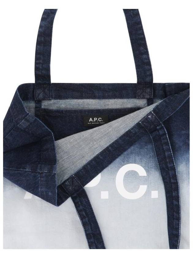 Diane bleach washed denim tote bag eco - A.P.C. - BALAAN 5